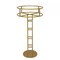 Gold 46 in Round Top Metal Floral Riser DISPLAY STAND Centerpiece Party Events